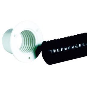 Styrkabel gennemfring plast, 100mm