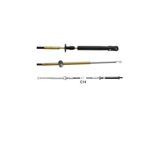 Ultraflex Kontrolkabel c14 omc, 10 fod