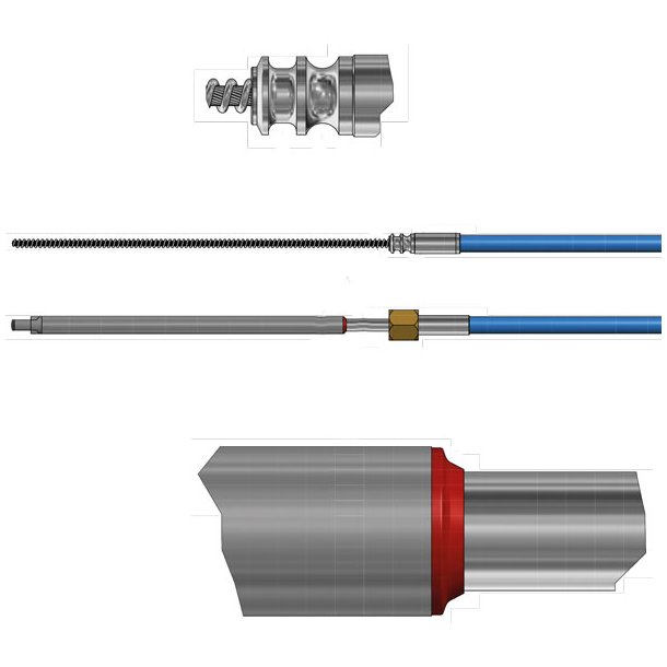 Styrekabel "mach" 8 fod