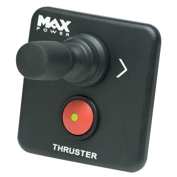 Max Power joystick panel m/afbryder, 12/24V