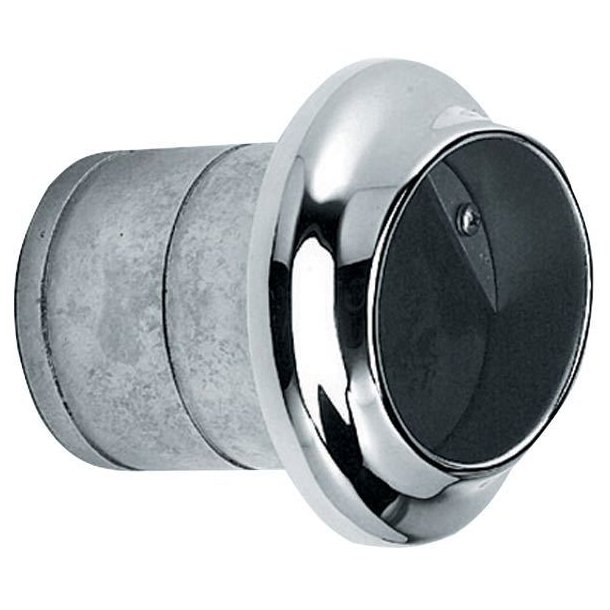 Udstdningsgennemfring RF med plast kontra-klap 51mm