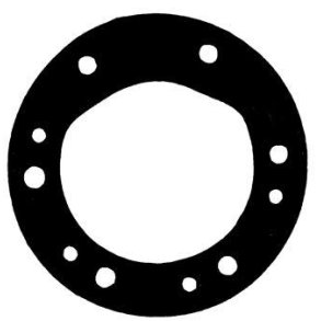 Pakning til pumpe 10 hul.