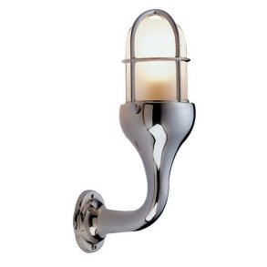 Foresti v�glampe med gitter, h�jglanspoleret krom