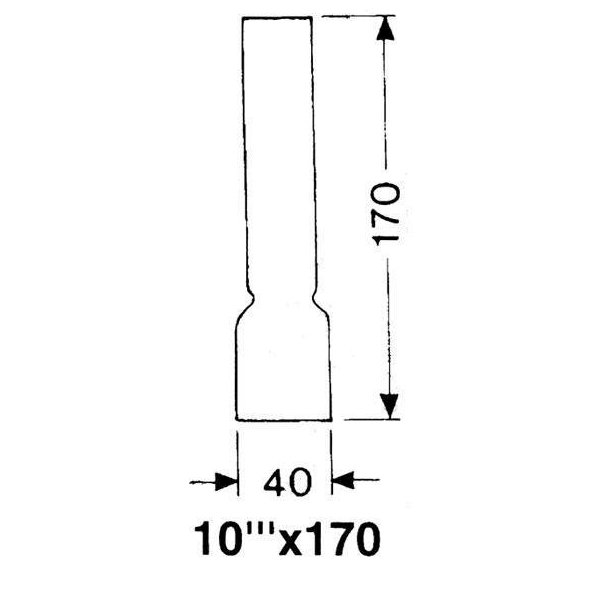 DHR Lampeglas 10''' x 170mm