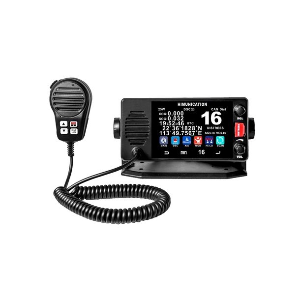 HM-TS18 VHF Radio Klasse DSC-D m. GPS, NMEA2000 og mutifunktions Touch-Display